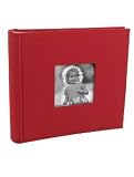 Red Woven Fabric Photo Album 2- Up 4x6