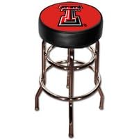 Texas Tech Red Raiders Double Rung Vinyl Swivel Bar Stool 