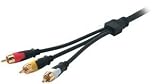 Cables To Go RapidRun Composite Video with Stereo Audio v.2 Break-Away Flying Lead (1.5 feet)