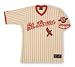 St. Louis Cardinals V-neck Pinstriped Cooperstown Jersey