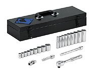 Armstrong 15-325 22pc 3/8 Drive 12pt Fractional Ratchet/Socket Set