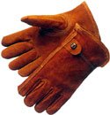 Unlined Grain Cowhide with Pull Strap Gloves (Sold by Dozen) Size Large