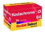 Kodak Kodachrome 64 Speed 24 Exposure 35mm Slide Film
