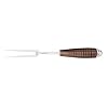 Mundial Olivier Anquier Straight-Tine Carving Fork, Dark Brown