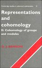 Representations and Cohomology: Volume 2, Cohomology of Groups and Modules (Cambridge Studies in Advanced Mathematics)