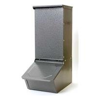 SINGLE DOOR HOG FEEDER, Color: GRAY; Size: 50 POUND (Catalog Category: Barn & Stable Supplies:BUCKETS, TUBS, FEEDERS & TANKS)
