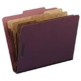 S J Paper S60853 S J Paper Std 3 Expansion Classification Folder, Letter, 8-Section, Blue, 10/Bx