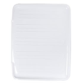 <b>Rubbermaid Antimicrobial Large Drain Board - White 1182AMWHT</b>