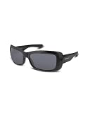 Giorgio Armani - Giorgio Armani Signature Rectangular Plastic Sunglasses black/dark grey