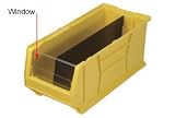 Clear Window For Premium Stacking Bin #238048. Package of 6