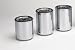 Chrome Oil Filter Chevy Type Short Design H-4.28125 in. 13/16 in. -16UNF Thread