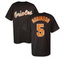 Baltimore Orioles Brooks Robinson #5 Black T-Shirt