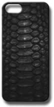 iPhone 5s Black Embossed Python Case