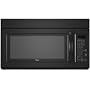Whirlpool WMH2175XVB Black Microwave-Range Hood Combination