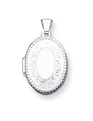 Sterling Silver Oval Locket