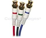 Steren Python - Video cable - component video / RGB - BNC (M) - BNC (M) - 6 ft - double shielded - satin ivory