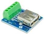 Terminal Block Interface Modules USB Type A Female Breakout Board (5 pieces)