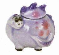 Dinosaur Cookie Jar - Dollhouse Miniature