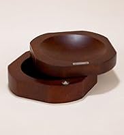 Wooden Double Coin Tray