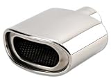 Produkt-Bild: FK Anschwei&szlig;endrohr - oval/rund 142x77 mm L&auml;nge: 180 mm poliert, ohne Absorber oval / rund 142x77 mm L&auml;nge: 180