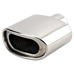 FK Anschwei�endrohr - oval/rund 142x77 mm L�nge: 180 mm poliert, ohne Absorber oval / rund 142x77 mm L�nge: 180