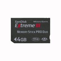SanDisk Extreme III Memory Stick Pro Duo 4GB (original Handelsverpackung)