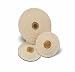 MUSLIN BUFF FINEX KNIFE 3" DIAMETER X 9 PLY 3 ROWS OF STITCHING