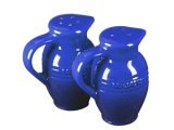 Le Creuset Stoneware 3-Ounce Salt and Pepper Shaker Set, Blue
