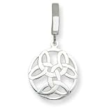 Sterling Silver Solid Open Desgin Celtic Knot TummyToy Belly Ring