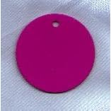 EMF Nikola Tesla Purple Energy Plate - Round Large Pendant