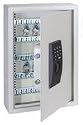 Rottner Keytronic 48  Key Cabinet with 48 Hook Key Safe with  Electronic Lock 9.1 kg with Fixings Keyrings and Tags W300xD90xH450mm