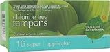 Seventh Generation Chlorine-Free Organic Super Tampon -- 16 Tampons