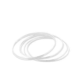 Hammered Finish Bangle Bracelet Set by ClassicCloseouts