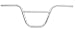 Sporting Goods : Inline Pro II Handlebar 8.5 27.5 7/8, Steel Chrome