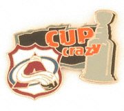 Buy Colorado Avalanche NHL Cup Crazy Pin by FansEdge