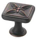 Amerock Sundara Knob 1-1/8-Inch Diameter, Oil Rubbed Bronze #BP27009-ORB