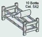 Vinland Wooden Wine Rack--10 Bottle