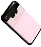 Sinjimoru Sinji Pouch Adhesive accessory pocket for all iPhone, iPod Touch, Galaxy S & Android smart phones (PINK)