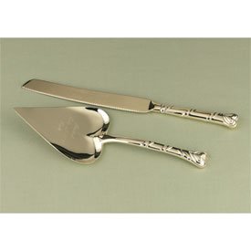 Gold Heart Serving Set