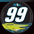 Carl Edwards Aflac Round Vinyl Decal