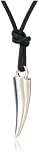 Sterling Silver  Horn-Shaped Pendant by Catherine M. Zadeh, 24