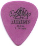 10 Jim Dunlop Picks Tortex Standard 1.14mm