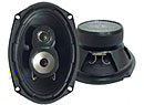 Lanzar VX 693 - Car speaker - 150 Watt - 3-way - triaxial - 6 x 9 - black