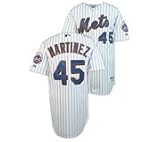 Pedro Martinez New York Mets Home White/Royal Authentic MLB Jersey