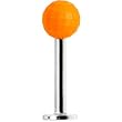 Orange Neon Disco Ball Labret Monroe