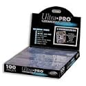 100 Ultra Pro 9-Pocket Storage Sheets For Baseball Cards & Other Sports Cards - Fits Any Standard No