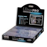 100 Ultra-pro 9-pocket Pages for Baseball Cards, Football Cards, Etc (Fits Into 3-ring Notebook)