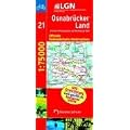 Topographische Sonderkarten Niedersachsen. Sonderblattschnitte auf der Grundlage der amtlichen topographischen Karten, meistens gr�sseres ... Radwanderkarte Niedersachsen: RC 21