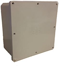 PVC Junction Box with Self-Tapping Screws, QTY 1, 12" x 12" x 6" // 610251