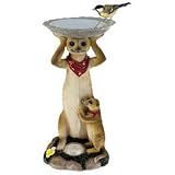 Vogeltränke KURT - Erdmännchen mit Solar LED Beleuchtung